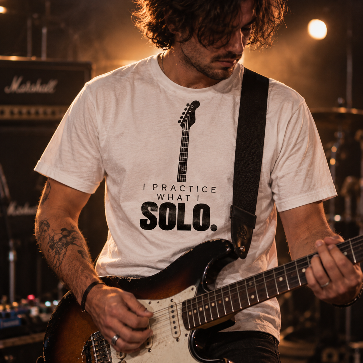 T-shirt « I Practice What I Solo »