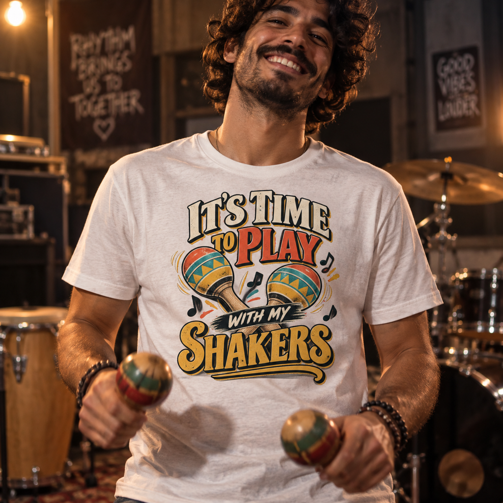 C'est l'heure de jouer avec mon t-shirt Shakers