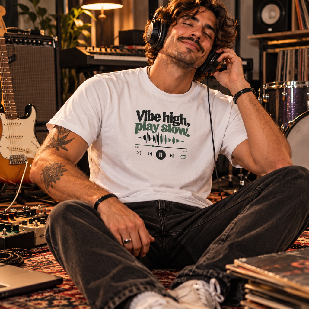Vibe High, Play Slow T-shirt